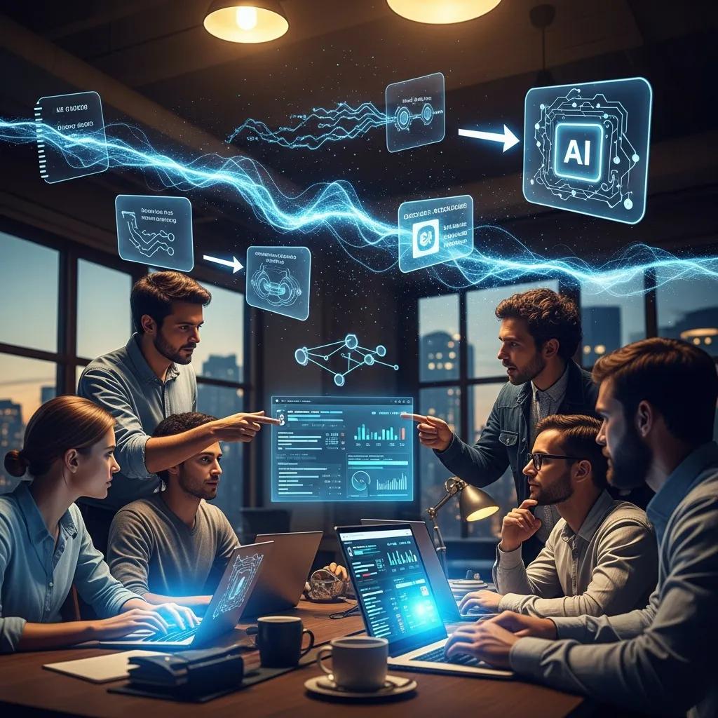 Team utilizing AI-powered tools for RPG to Java migration