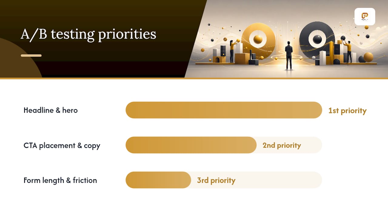 How Do You Prioritize and Fix Landing Page Problems? — overview diagram
