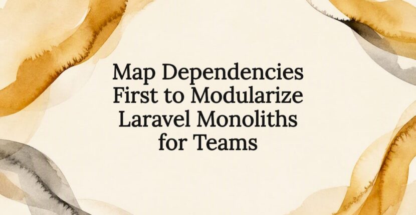 Decorative modular Laravel title card