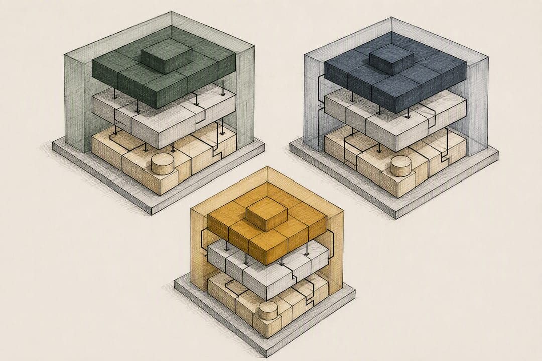 Nested layers inside separated Laravel modules