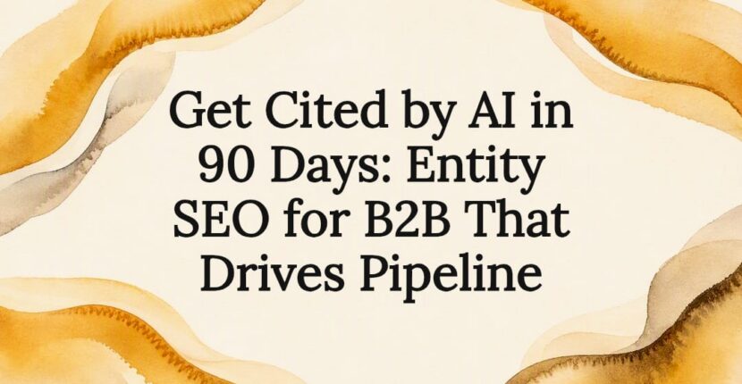 Decorative entity SEO article title card