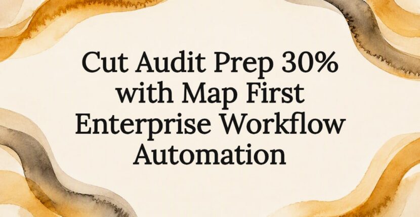 Decorative enterprise automation title card
