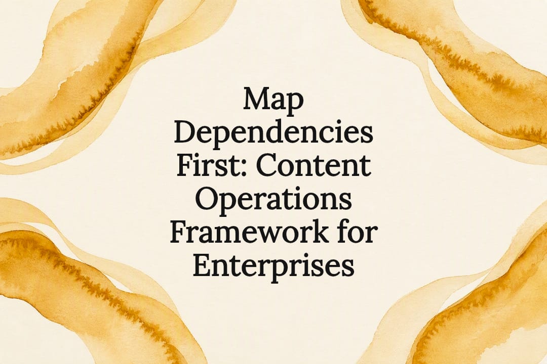 Decorative content operations title card
